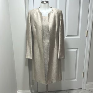 Anne Klein-dress/coat set. Muted gold. We’ve had awhile -mk an offer-GORGEOUS!!